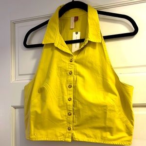 Pilcro Sleeveless Halter Top